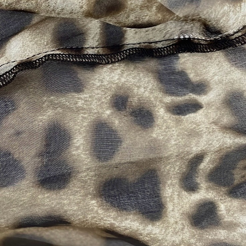 Dolce & Gabbana Animal Print Sheer Tank Top ~ 42 IT / 6 US - Picture 10 of 11